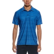 mens Sports Fit Polo Shirt, l, Blue